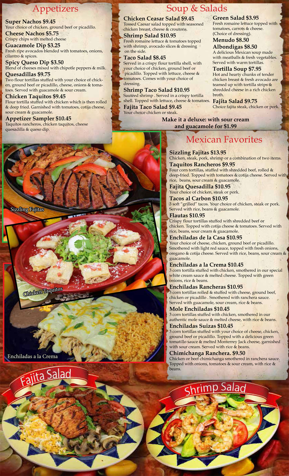 dinner menu 2