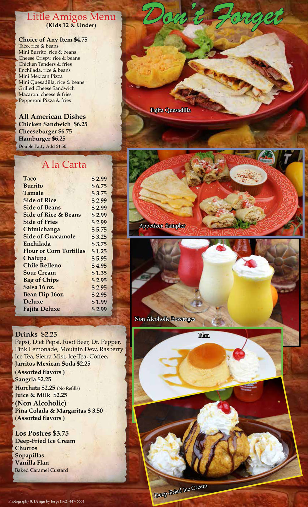 dinner menu 6