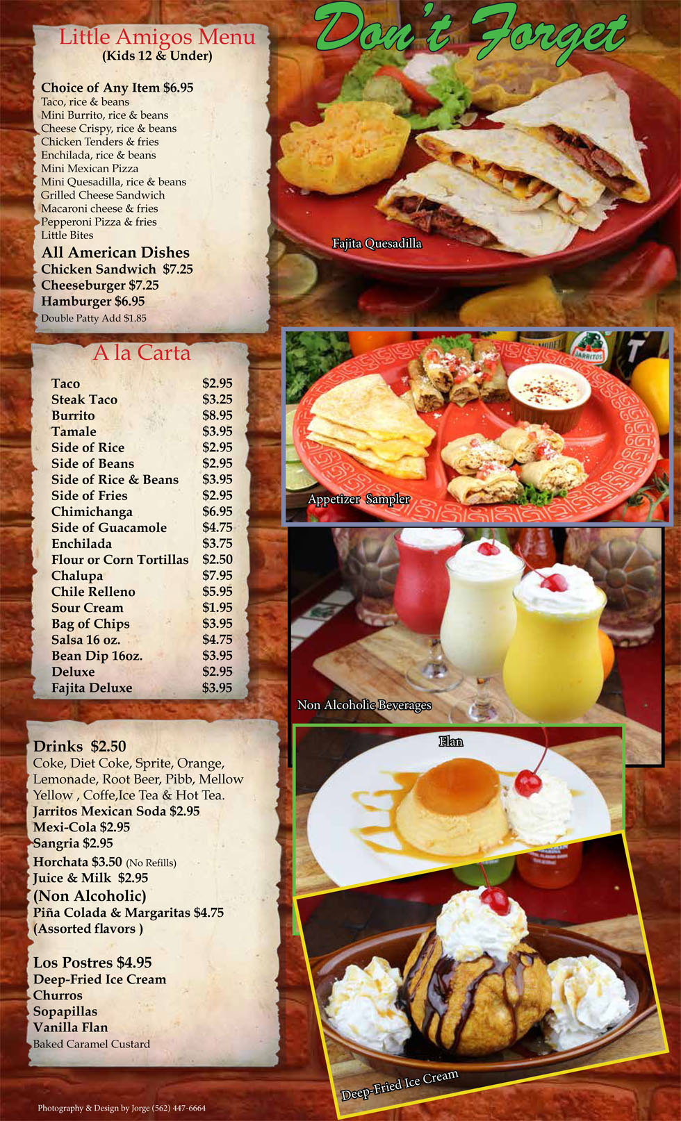 Dinner Menu 5