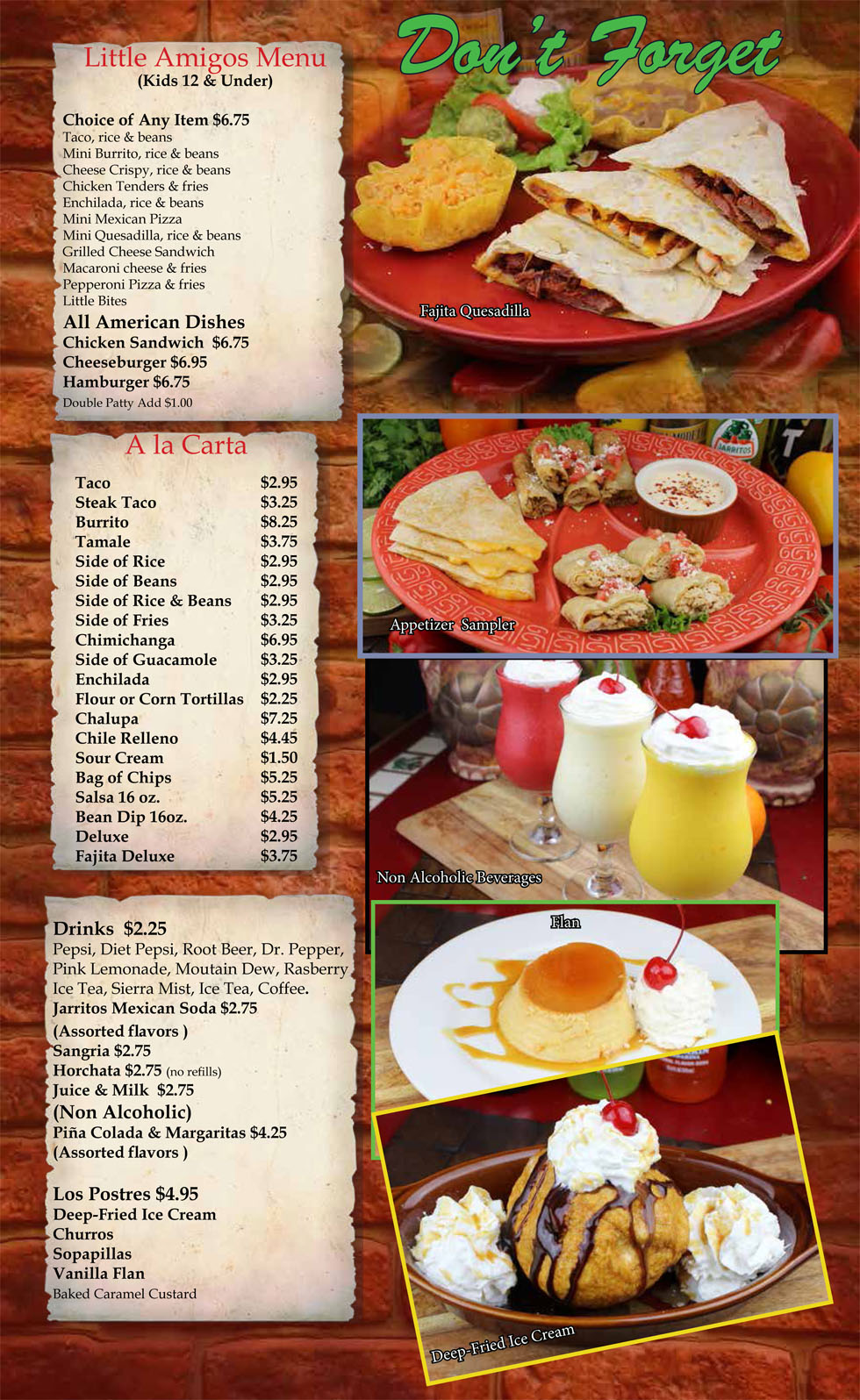 Dinner Menu 5